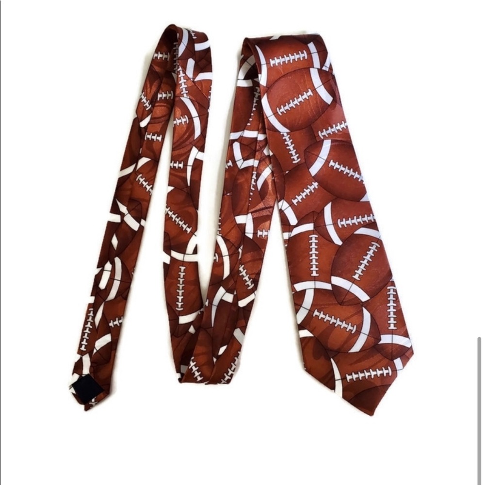 Steven Harris Handmade Football Theme Novelty Tie